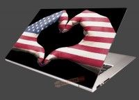 Nlepka na notebook Amerika v srdci