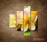 OBRAZ 4 DIELNY LT ORCHIDEA 80X90CM