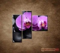 OBRAZ 3 DIELNY RUOV ORCHIDEY 110X90 CM