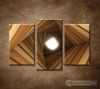 OBRAZ 3 DIELNY ABSTRAKTN MOTV 23 75X50CM