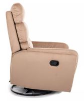 Relaxa�n� kreslo ARGOS VELVET, po�ah: l�tka BLUVEL 28 b�ov� - ilustra�n� obr�zok