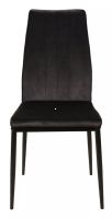 Stolička ATOM VELVET, poťah: látka BLUVEL 19 čierna - ilustračný obrázok Stolička ATOM VELVET, poťah: látka BLUVEL 19 čierna - ilustračný obrázok