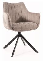 Kreslo AZALIA BREGO, poah: ltka BREGO 31 bov/kov: ierna mat. - ilustran obrzok