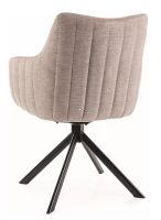 Kreslo AZALIA BREGO, poah: ltka BREGO 31 bov/kov: ierna mat. - ilustran obrzok