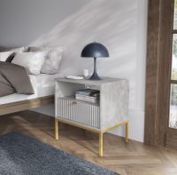 non stolk AURA AU07 54 1S, farba: ed / zlat, farba chytky: zlat