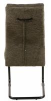 Stolička BERRY BREGO, poťah: látka BREGO 77 olivová/kov: čierna mat. - ilustračný obrázok Stolička BERRY BREGO, poťah: látka BREGO 77 olivová/kov: čierna mat. - ilustračný obrázok