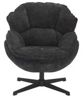 Kreslo BETTY, po�ah: l�tka �ierna TAP 242 - ilustra�n� obr�zok