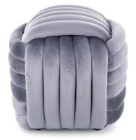 Taburetka BRUNI VELVET, po�ah: l�tka siv� TAP 252 - ilustra�n� obr�zok