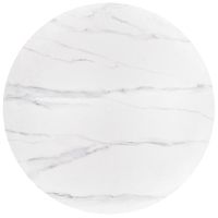 St�l BRUNO, pl�t: keramika s efektom bieleho mramoru/podno�: mas�vne drevo - orech - ilustra�n� obr�zok