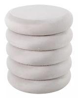 Taburetka CALVI VELVET, poťah: látka svetlá béžová TAP 250 - ilustračný obrázok Taburetka CALVI VELVET, poťah: látka svetlá béžová TAP 250 - ilustračný obrázok