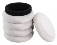 Taburetka CALVI VELVET, poťah: látka svetlá béžová TAP 250, úložný priestor - ilustračný obrázok Taburetka CALVI VELVET, poťah: látka svetlá béžová TAP 250, úložný priestor - ilustračný obrázok