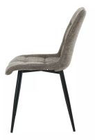 Stolička CHIC BREGO, poťah: látka BREGO 77 olivová/kov - čierna mat. - ilustračný obrázok Stolička CHIC BREGO, poťah: látka BREGO 77 olivová/kov - čierna mat. - ilustračný obrázok