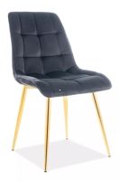 Stolika CHIC GOLD VELVET