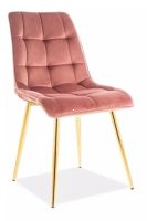 Stolika CHIC GOLD VELVET