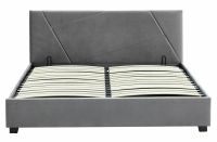 Posteľ COLUMBIA VELVET 160, poťah: látka aksamit TAP 192 sivá - ilustračný obrázok Posteľ COLUMBIA VELVET 160, poťah: látka aksamit TAP 192 sivá - ilustračný obrázok