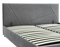 Poste� COLUMBIA VELVET 140, po�ah: l�tka aksamit TAP 192 siv� - ilustra�n� obr�zok