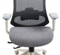 Kancel�rske kreslo ERGON, po�ah: l�tka siv�/sie�ovina siv�/ekoko�a siv�/podno�ka: siv� - ilustra�n� obr�zok