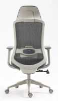 Kancel�rske kreslo ERGON, po�ah: l�tka siv�/sie�ovina siv�/ekoko�a siv�/podno�ka: siv� - ilustra�n� obr�zok