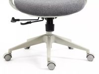 Kancel�rske kreslo ERGON, po�ah: l�tka siv�/sie�ovina siv�/ekoko�a siv�/podno�ka: siv� - ilustra�n� obr�zok