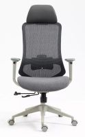 Kancel�rske kreslo ERGON, po�ah: l�tka siv�/sie�ovina siv�/ekoko�a siv�/podno�ka: siv� - ilustra�n� obr�zok