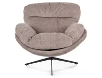 Kreslo FLORENCE RAVEN, po�ah: l�tka RAVEN 30 tmav� b�ov�/podno�ka: kov-�ierna mat. - ilustra�n� obr�zok