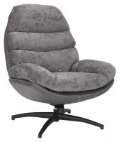 Kreslo GISELLE, po�ah: l�tka siv� TAP 240/ekoko�a siv� TAP 243 - ilustra�n� obr�zok