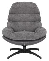 Kreslo GISELLE, po�ah: l�tka siv� TAP 240/ekoko�a siv� TAP 243 - ilustra�n� obr�zok