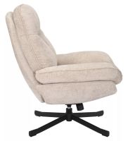 Kreslo HARPER, po�ah: l�tka be�ov� TAP 241/podno�ka-�ierna - ilustra�n� obr�zok