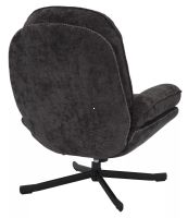 Kreslo HARPER, po�ah: l�tka �ierna TAP 242/podno�ka-�ierna - ilustra�n� obr�zok