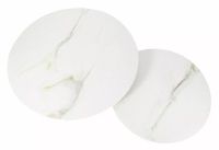 Konferen�n� stol�k KORA D, farba: biela s mramorov�m efektom-ilustra�n� obr�zok