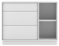 Sektorov� n�bytok FRAME komoda 2D1S, farba: biela, ilustra�n� obr�zok