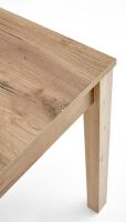 Stôl MAURYCY, plát: laminovaná MDF + ABS hrany-dub craft/podnož: laminovaná MDF-dub craft - ilustračný obrázok Stôl MAURYCY, plát: laminovaná MDF + ABS hrany-dub craft/podnož: laminovaná MDF-dub craft - ilustračný obrázok