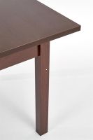 Stôl MAURYCY, plát: laminovaná MDF + ABS hrany-tmavý orech/podnož: laminovaná MDF-tmavý orech - ilustračný obrázok Stôl MAURYCY, plát: laminovaná MDF + ABS hrany-tmavý orech/podnož: laminovaná MDF-tmavý orech - ilustračný obrázok