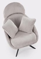 Kreslo MERRY 2, po�ah: l�tka cappuccino/kov s povrchovou �pravou - �ierna - ilustra�n� obr�zok
