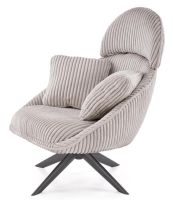 Kreslo MERRY 2, po�ah: l�tka cappuccino/kov s povrchovou �pravou - �ierna - ilustra�n� obr�zok
