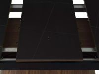 St�l MONACO 160, farba: �ierna mat (pl�t stola) - ilustra�n� obr�zok