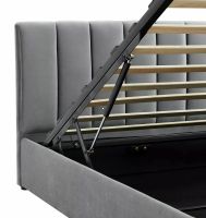 Posteľ MONTREAL VELVET 160, poťah: látka aksamit TAP 192 sivá - ilustračný obrázok Posteľ MONTREAL VELVET 160, poťah: látka aksamit TAP 192 sivá - ilustračný obrázok