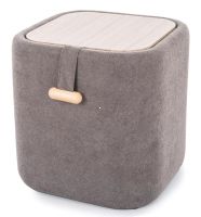Taburetka NAP, poťah: látka sivá TAP 254 - ilustračný obrázok Taburetka NAP, poťah: látka sivá TAP 254 - ilustračný obrázok