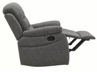 Relaxa�n� kreslo NERON, po�ah: l�tka siv� TAP 158, rozkladanie - ilustra�n� obr�zok