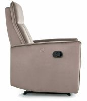 Relaxa�n� kreslo NIKOS VELVET, po�ah: l�tka BLUVEL 38 cappuccino - ilustra�n� obr�zok