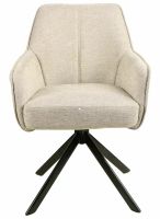 Kreslo NOTTI BREGO, poah: ltka BREGO 31 svetl bov/kov: ierna mat. - ilustran obrzok