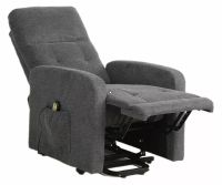 Relaxa�n� kreslo OTUS II BREGO, po�ah: l�tka BREGO 18 tmav� siv�, rozkladanie - ilustra�n� obr�zok