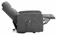 Relaxa�n� kreslo OTUS II BREGO, po�ah: l�tka BREGO 18 tmav� siv�, rozkladanie - ilustra�n� obr�zok