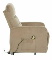 Relaxa�n� kreslo OTUS II VELVET, po�ah: l�tka BLUVEL 28 b�ov� - ilustra�n� obr�zok