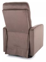 Relaxa�n� kreslo OTUS II VELVET, po�ah: l�tka BLUVEL 38 cappuccino - ilustra�n� obr�zok