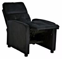 Relaxa�n� kreslo OTUS VELVET, po�ah: l�tka BLUVEL 19 �ierna, rozkladanie - ilustra�n� obr�zok