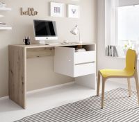 PC stolk TULIO, farba: dub artisan/biela