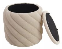 Taburetka PELARO, poťah: látka béžová TAP 255, úložný priestor - ilustračný obrázok Taburetka PELARO, poťah: látka béžová TAP 255, úložný priestor - ilustračný obrázok