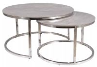 Konferenčný stolík PORTAFINO B, farba: sivá/kov: chróm-ilustračný obrázok Konferenčný stolík PORTAFINO B, farba: sivá/kov: chróm-ilustračný obrázok
