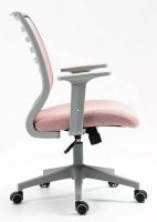 Kancelárska stolička Q-320, poťah: látka ružová/sieťovina ružová-ilustračný obrázok Kancelárska stolička Q-320, poťah: látka ružová/sieťovina ružová-ilustračný obrázok